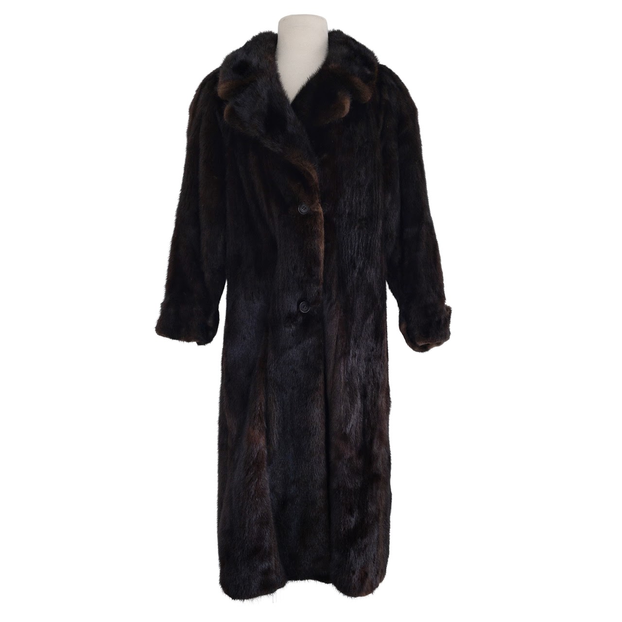 Karl Lagerfeld Mink Full Length Coat