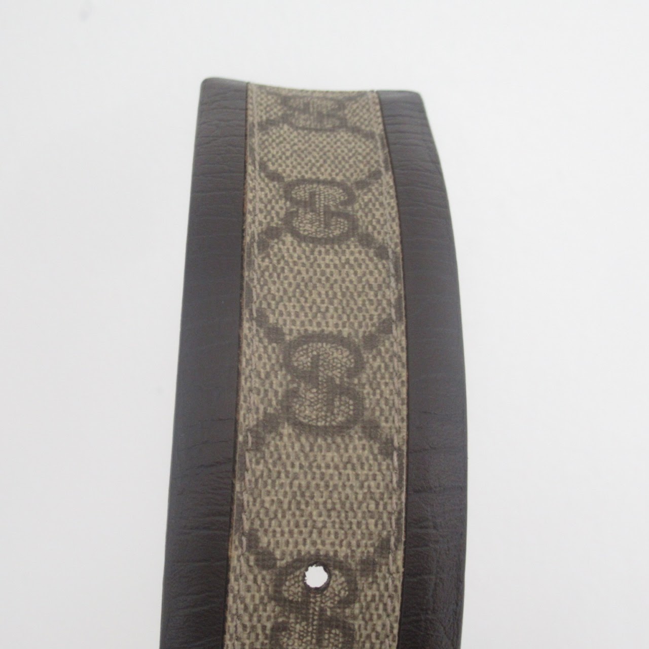 Gucci Coated Canvas Monogram Belt