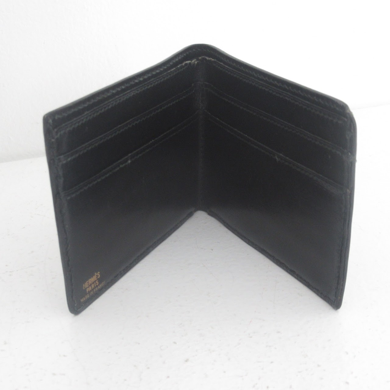 Hermès Black Leather Wallet