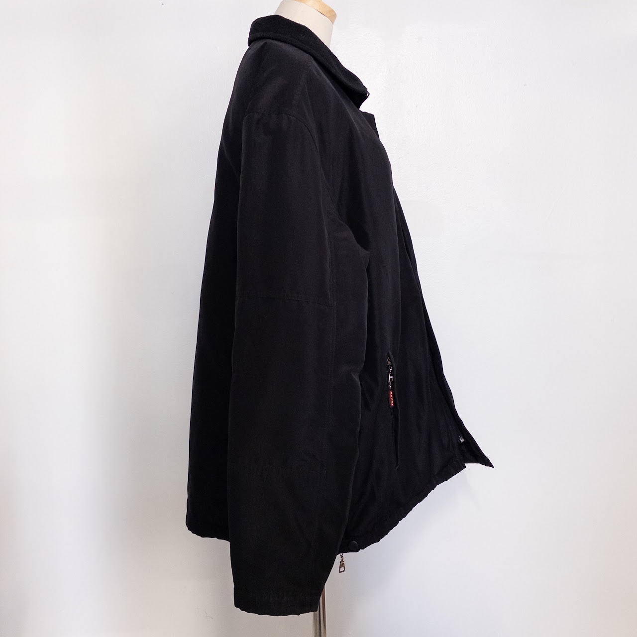 Prada Nylon  Jacket with Fleece Lining