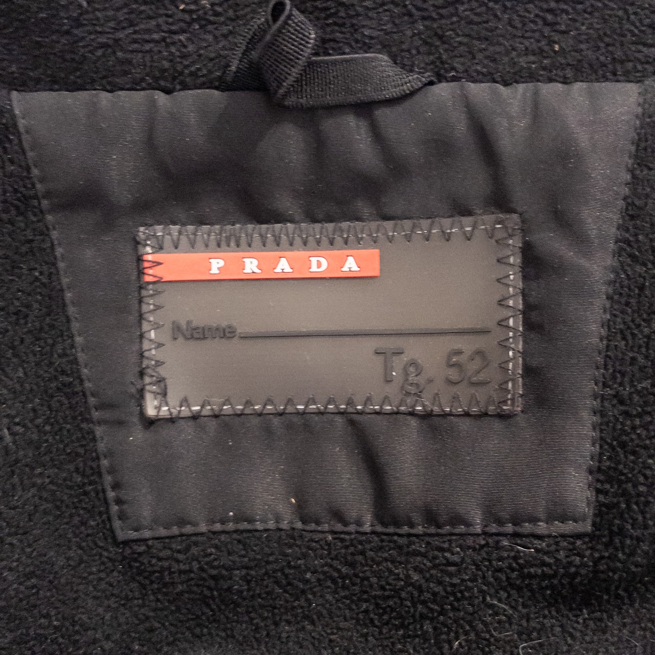 Prada Nylon  Jacket with Fleece Lining