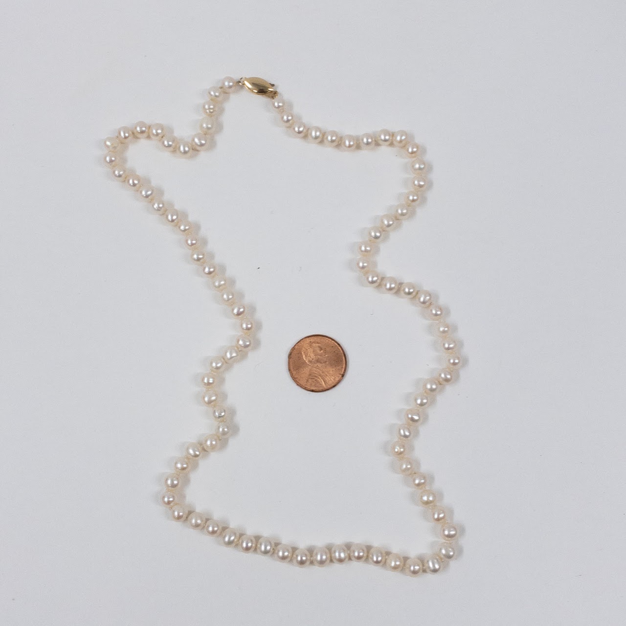 14K Gold and Pearl Necklace