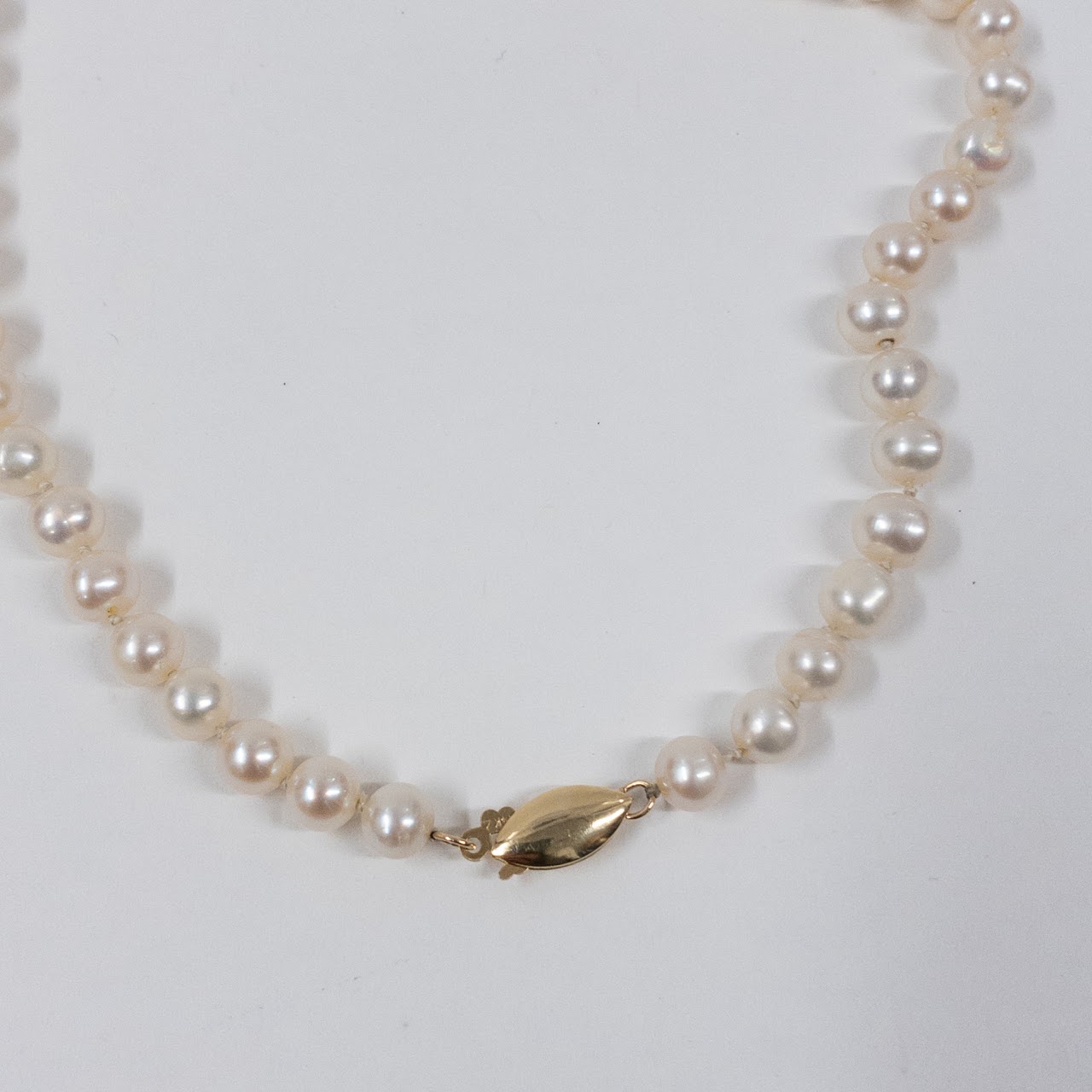 14K Gold and Pearl Necklace