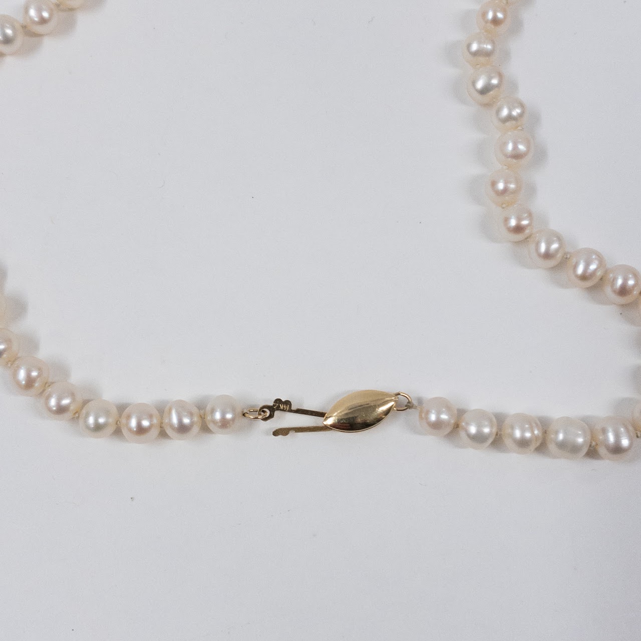 14K Gold and Pearl Necklace