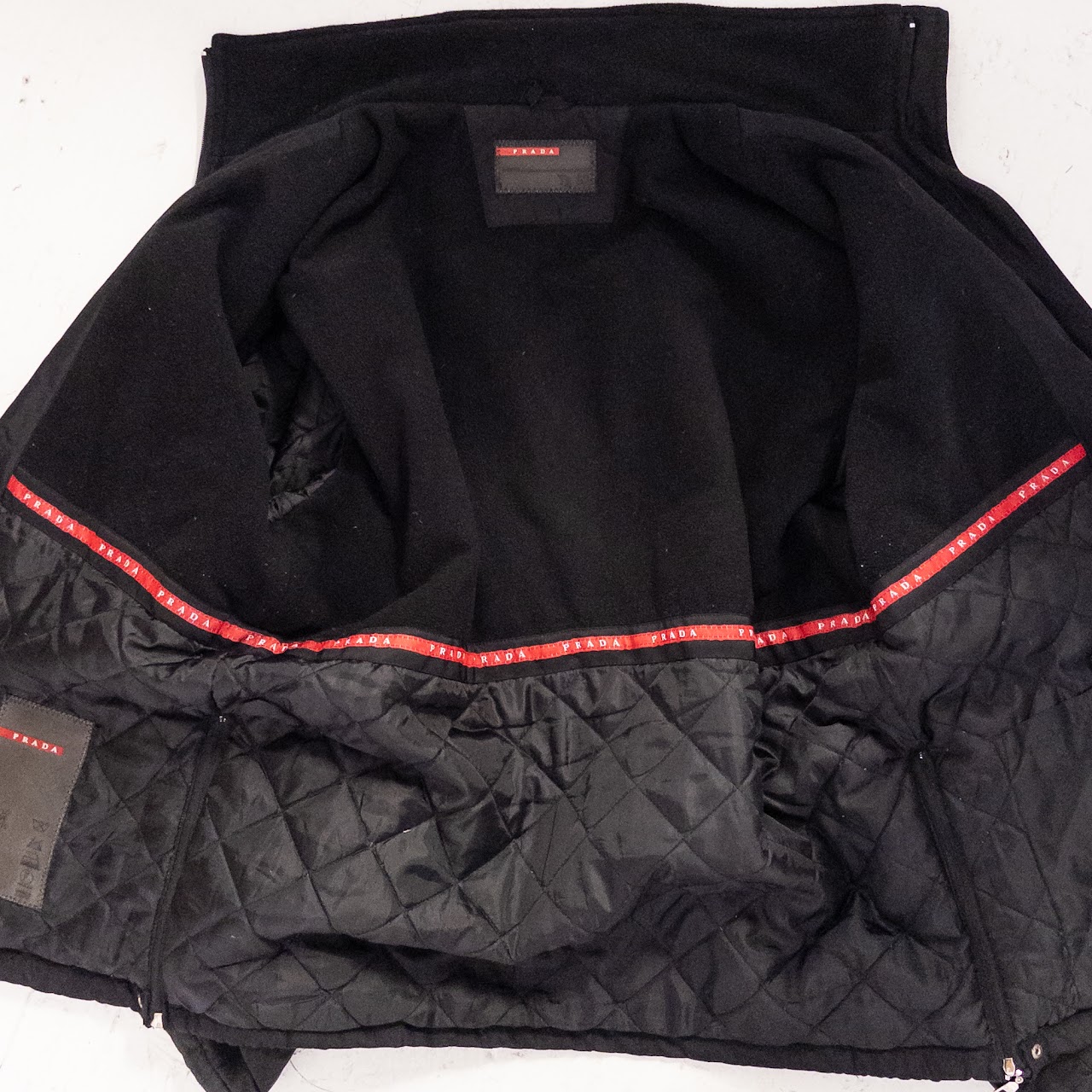 Prada Nylon  Jacket with Fleece Lining