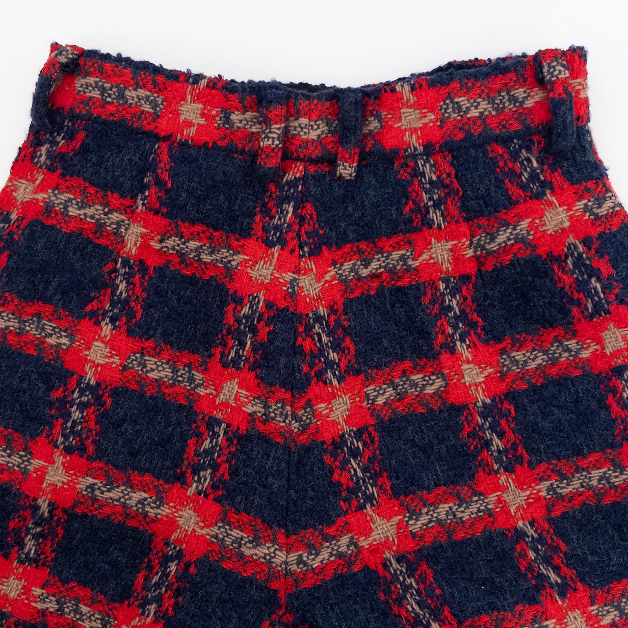 Gucci Plaid Wool Blend Shorts