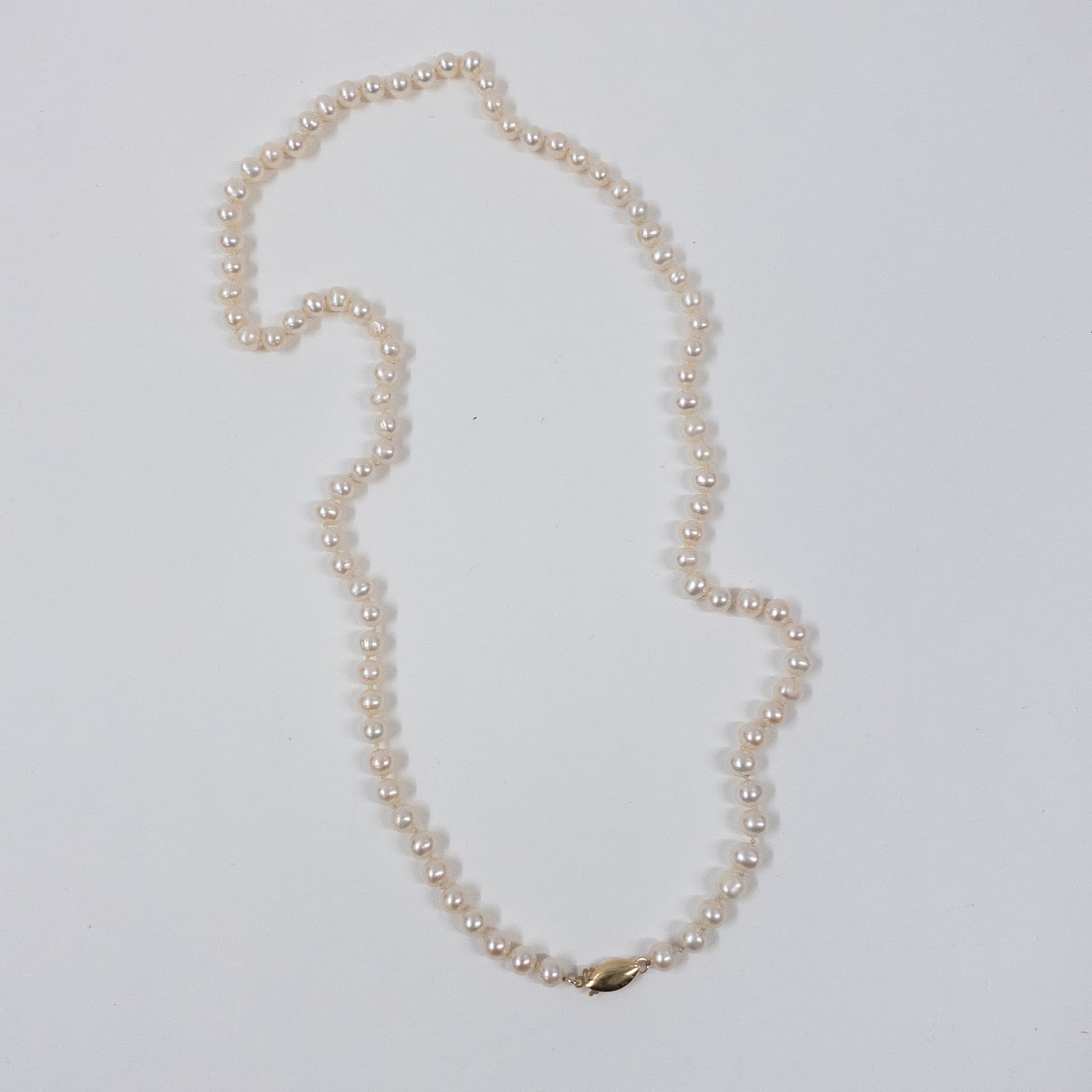 14K Gold and Pearl Necklace