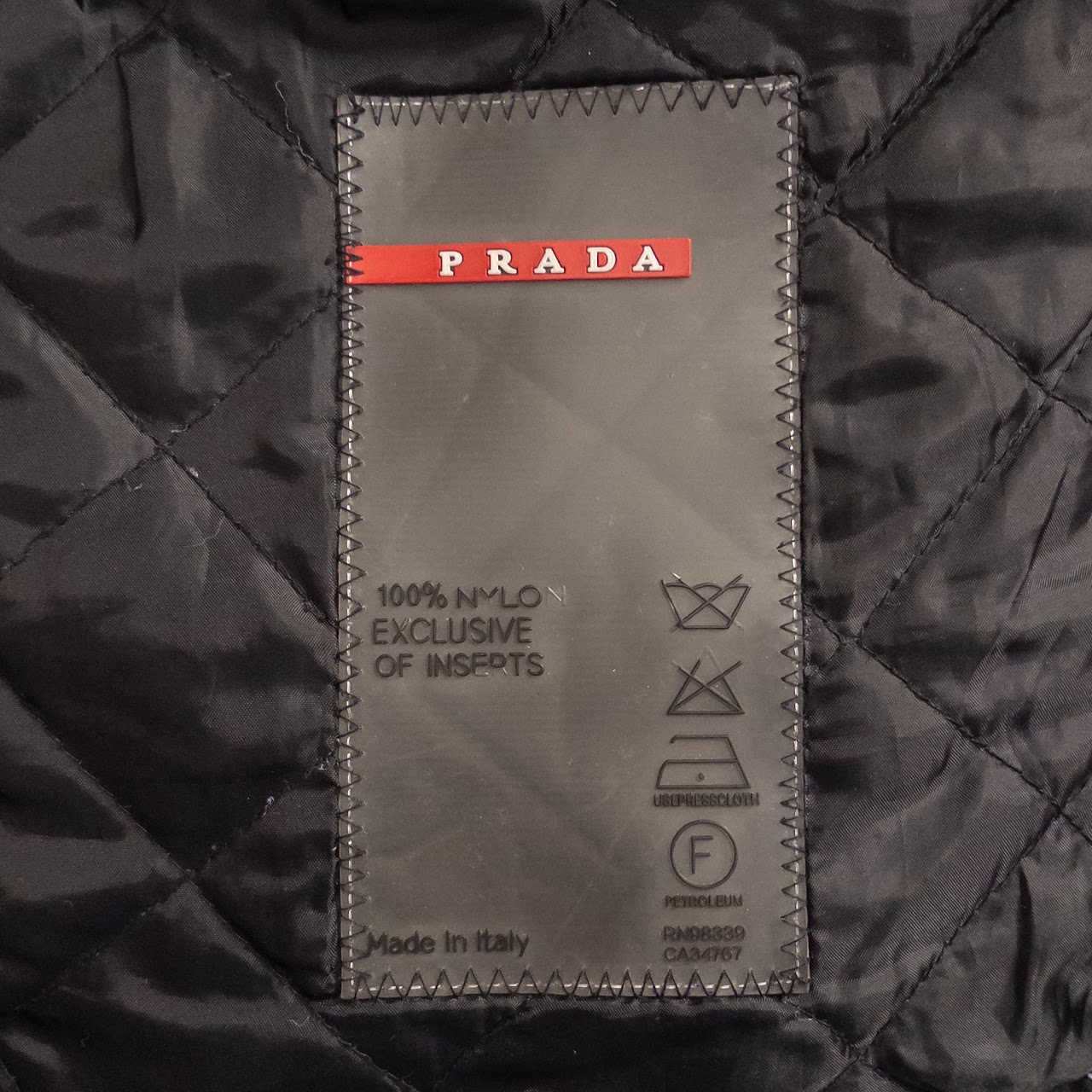 Prada Nylon  Jacket with Fleece Lining