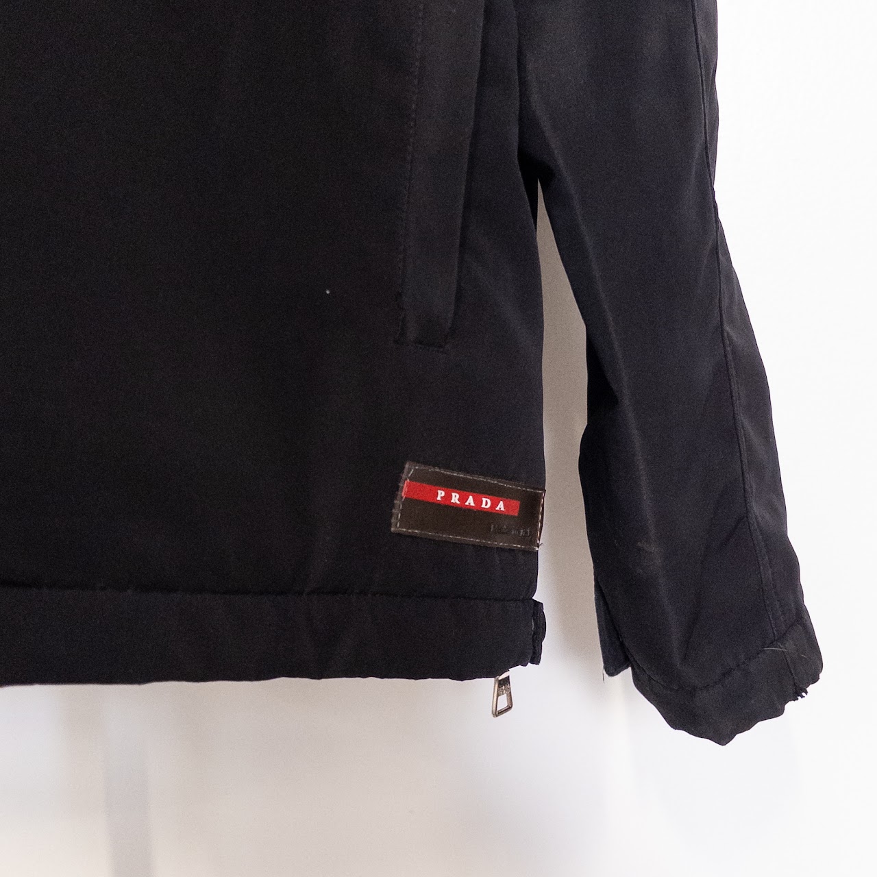 Prada Nylon  Jacket with Fleece Lining