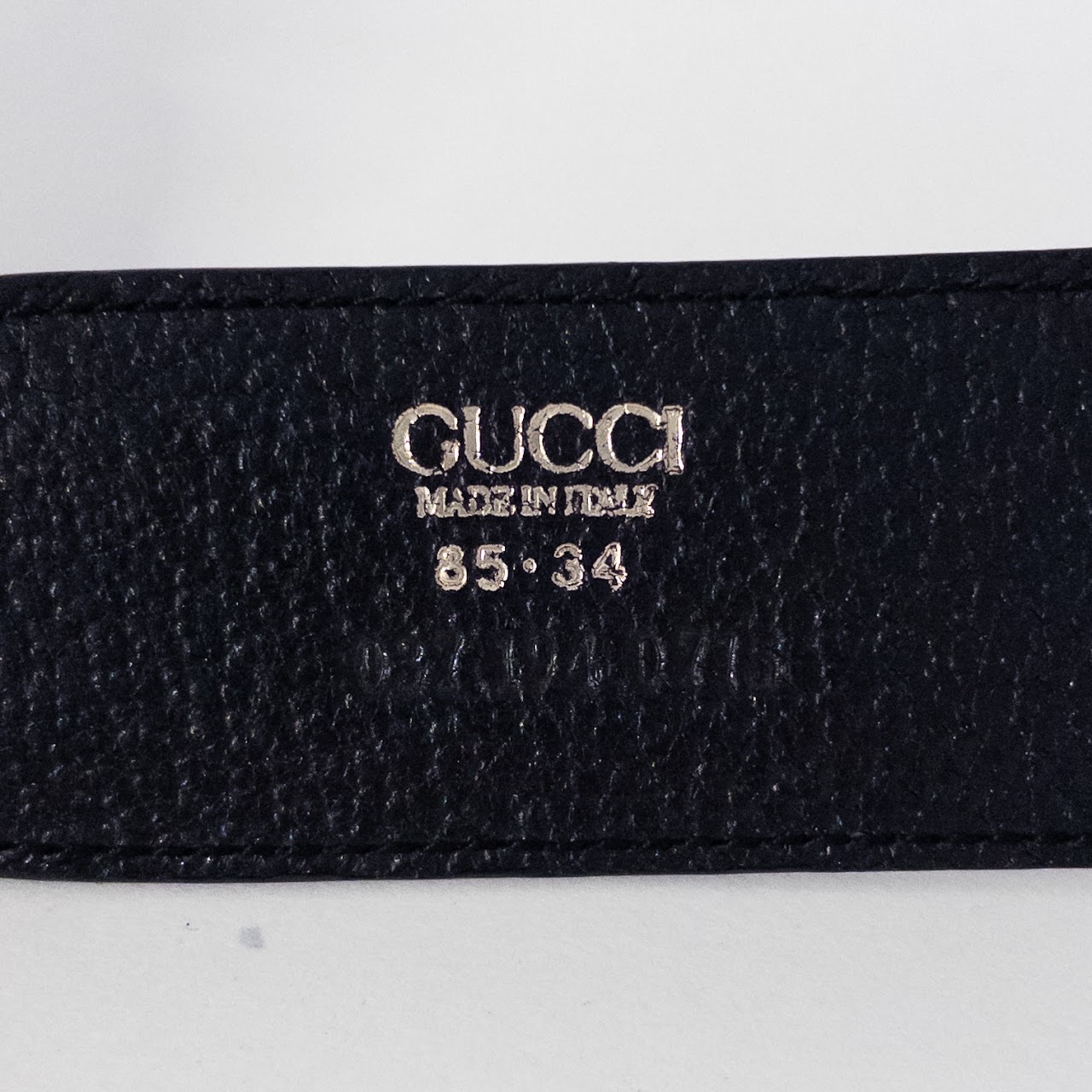 Gucci Vintage Leather Belt