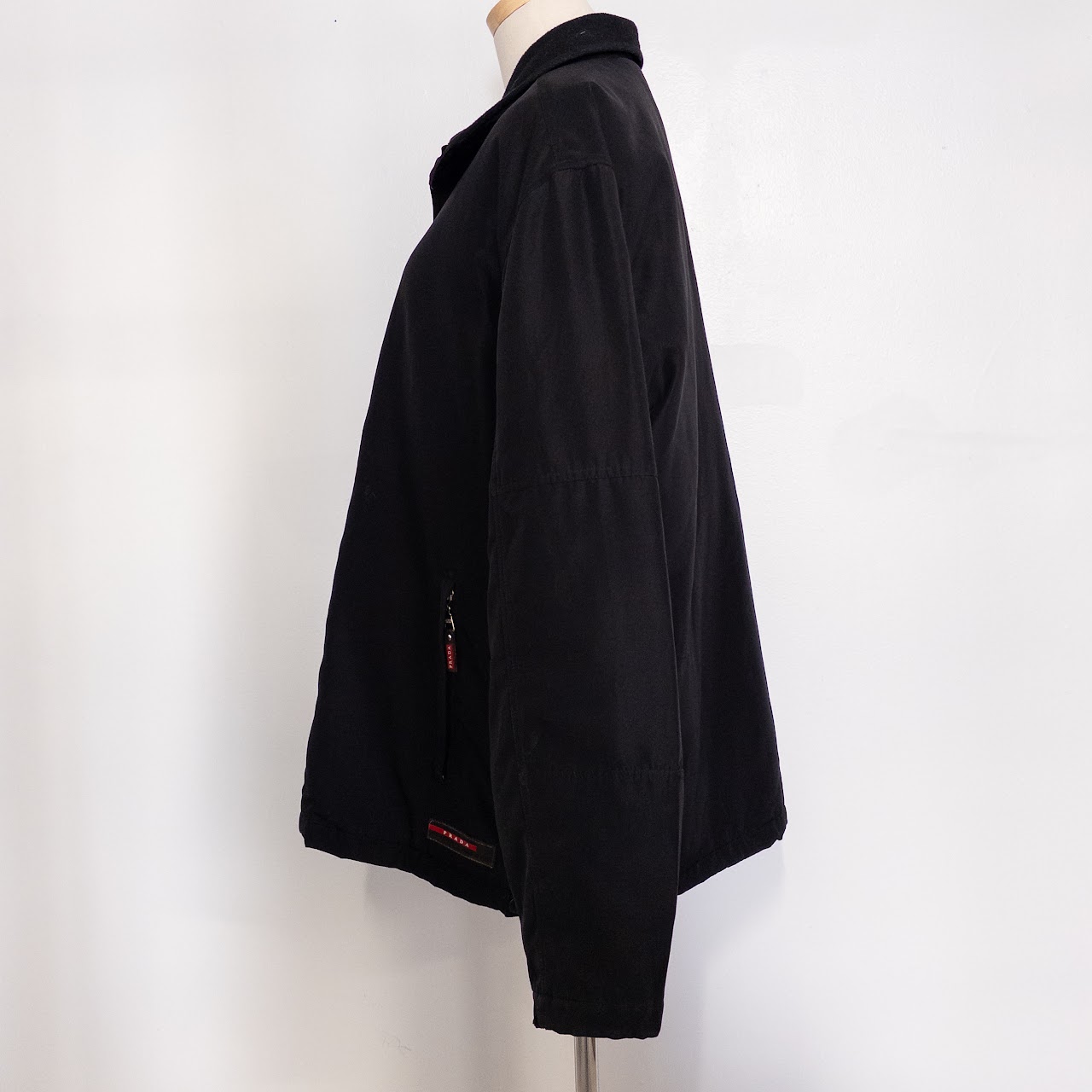 Prada Nylon  Jacket with Fleece Lining