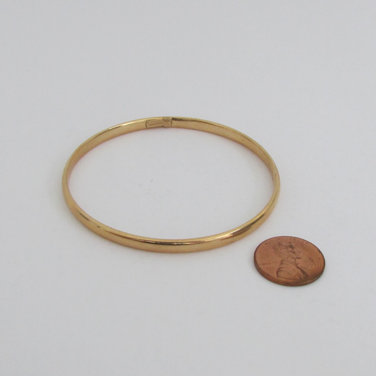 14K Gold Bangle