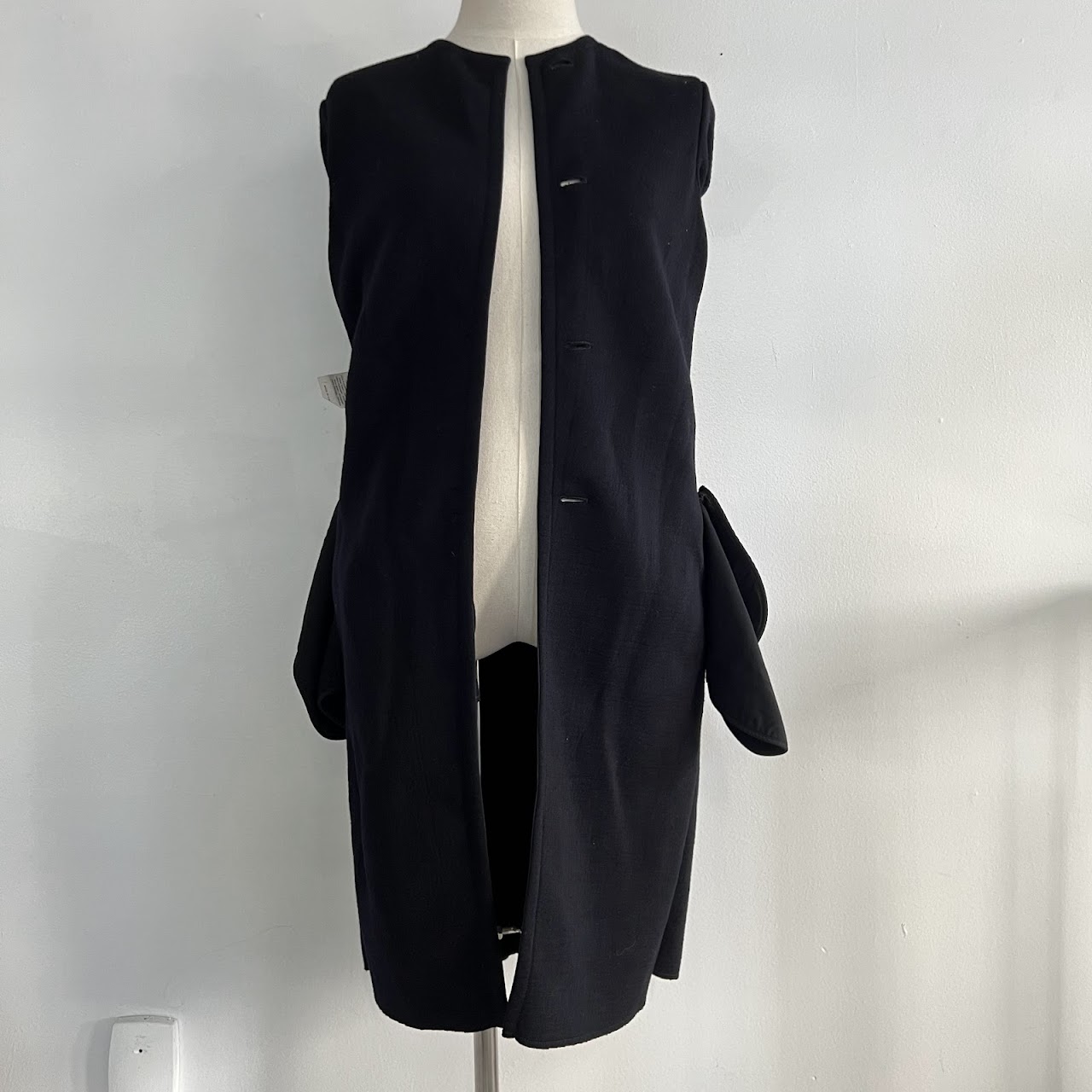 Lanvin Grosgrain Trim Long Jacket