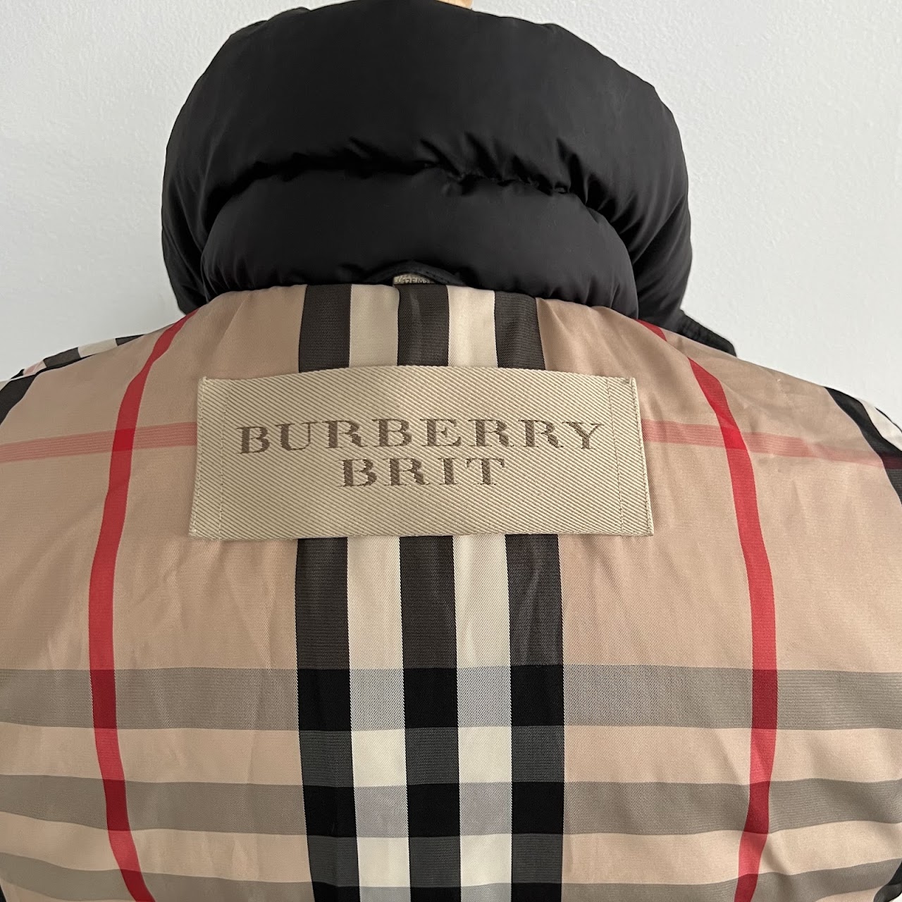 Burberry Brit Down-Filled Belted Puffer Coat