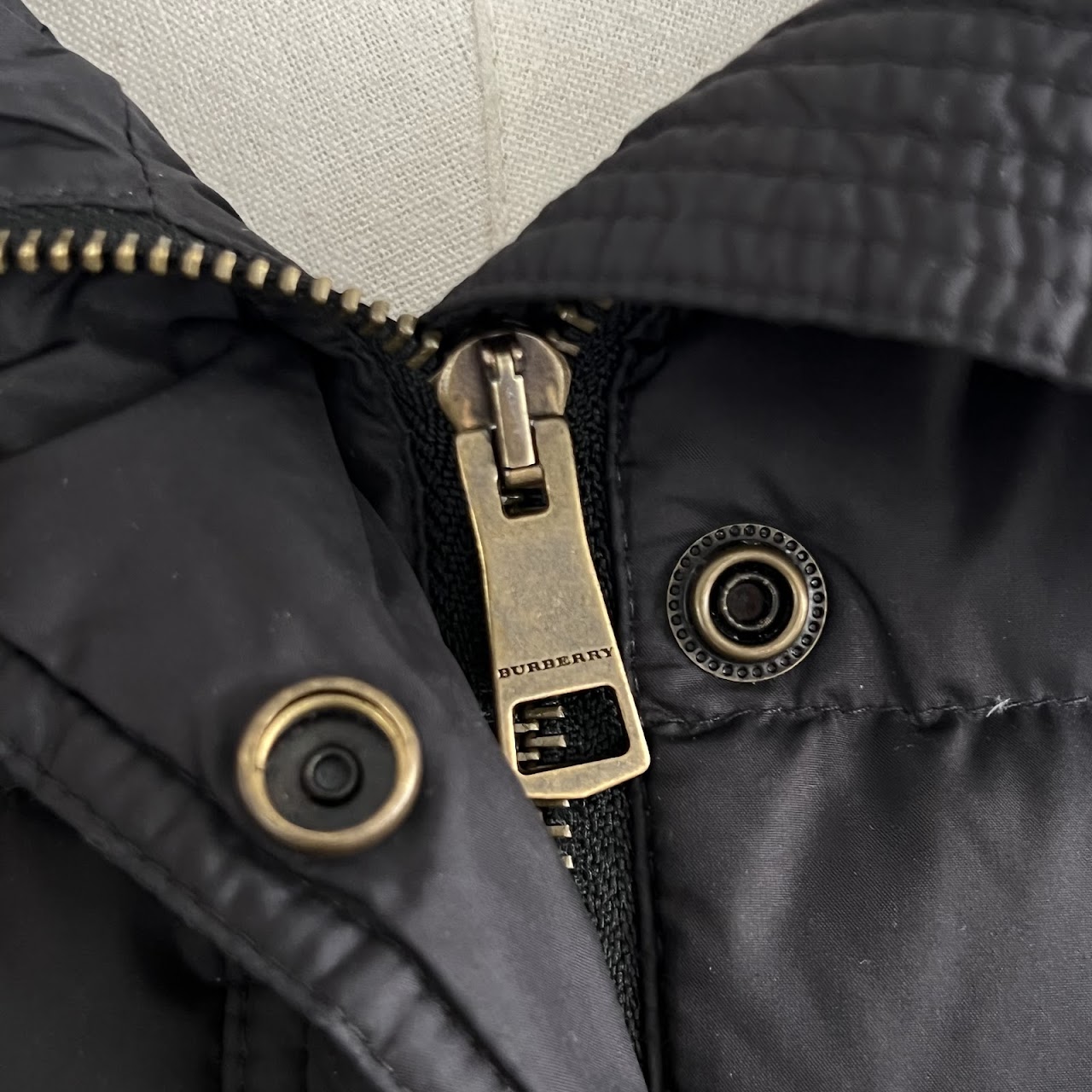 Burberry Brit Down-Filled Belted Puffer Coat