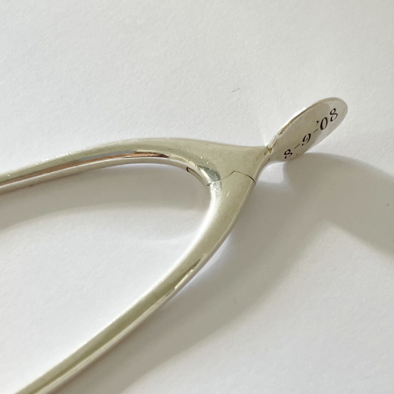 Sterling Silver Wishbone Sugar Tongs