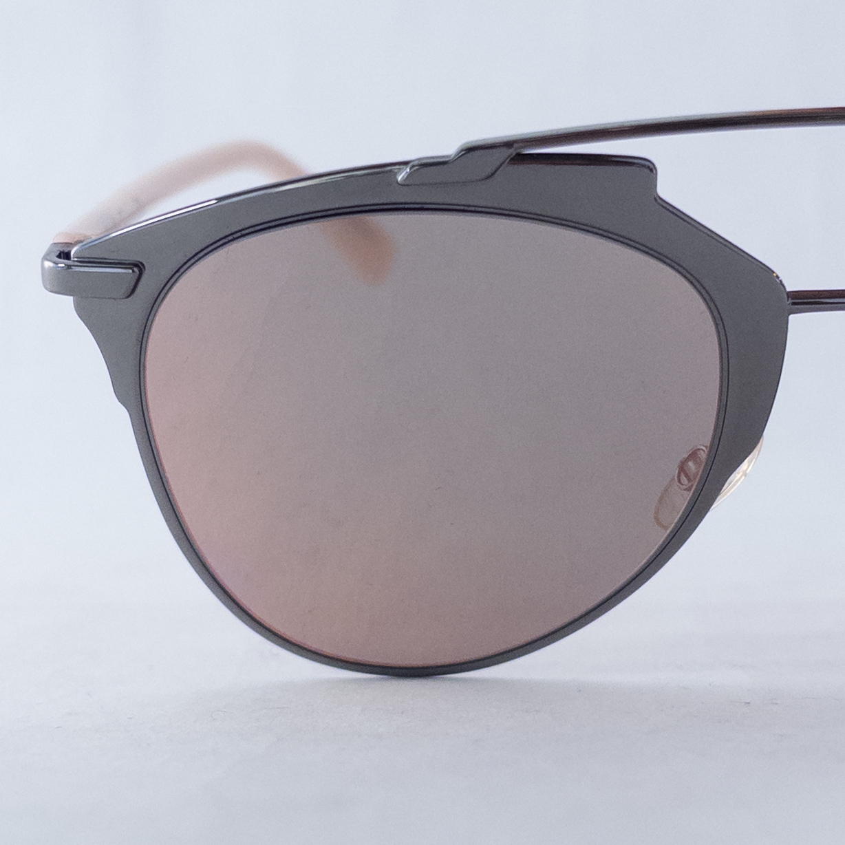 Christian Dior Mirrored Gunmetal Sunglasses