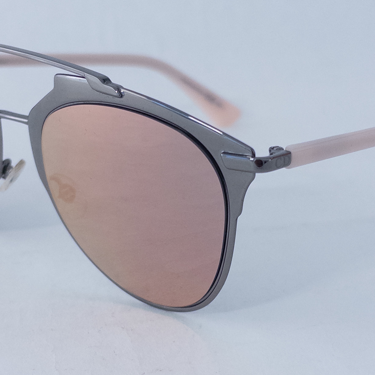 Christian Dior Mirrored Gunmetal Sunglasses