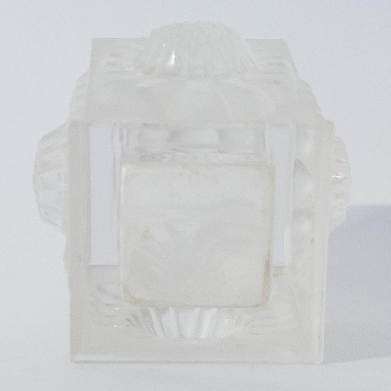 Lalique Crystal Paquerettes Cigarette Vase