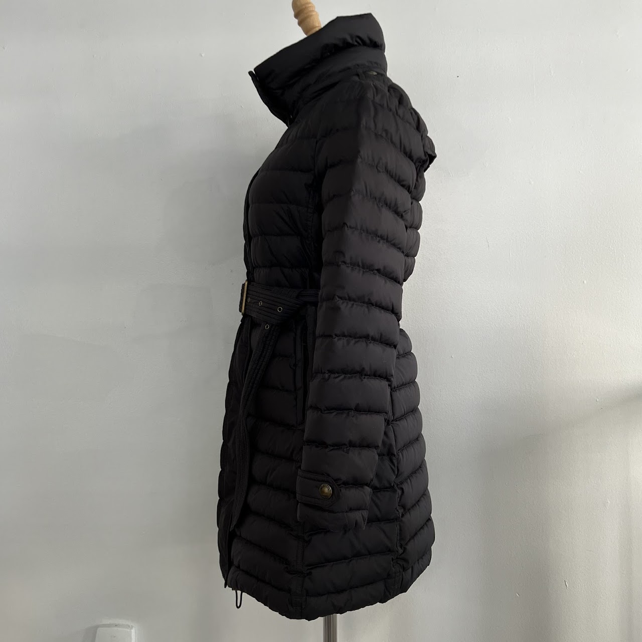 Burberry Brit Down-Filled Belted Puffer Coat