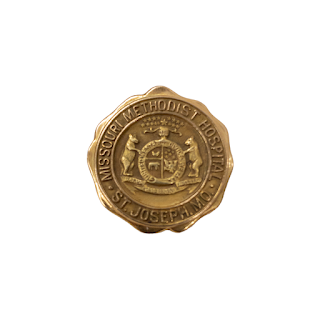 10K Gold Missouri Methodist Hospital Pin