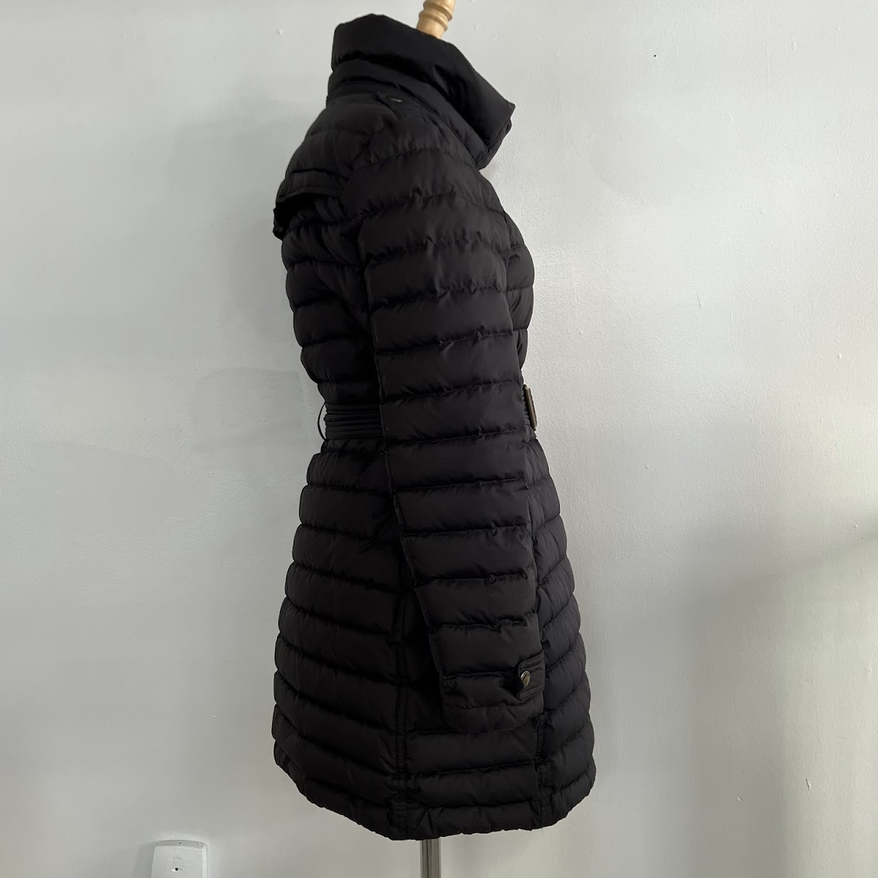 Burberry Brit Down-Filled Belted Puffer Coat