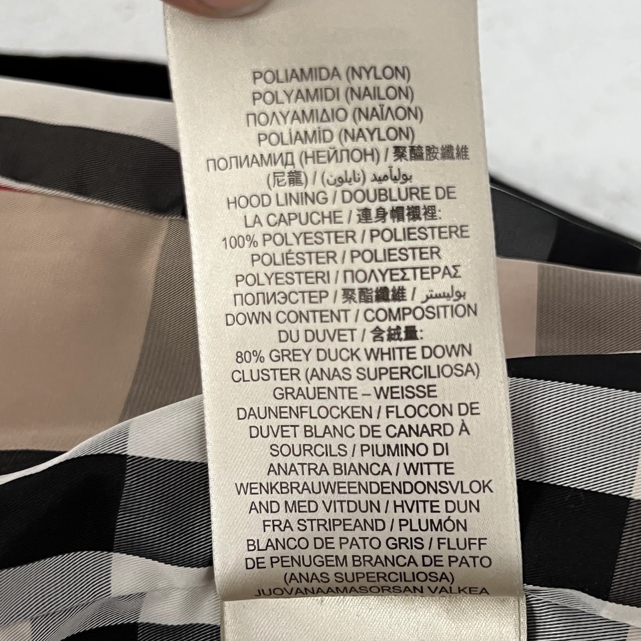 Burberry Brit Down-Filled Belted Puffer Coat