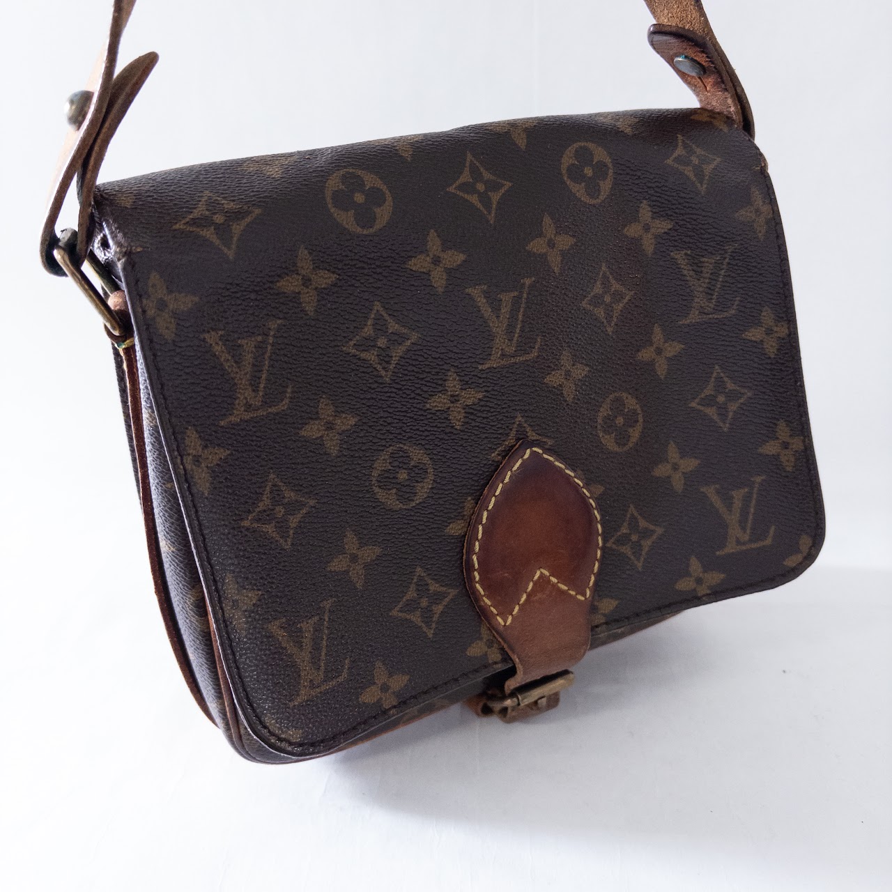 Vintage Louis Vuitton Monogram Crossbody Satchel #1