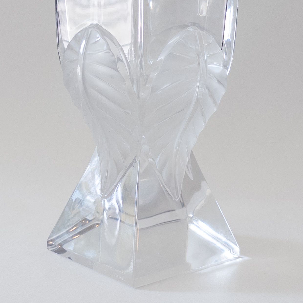 Lalique Broceliande Crystal Vase