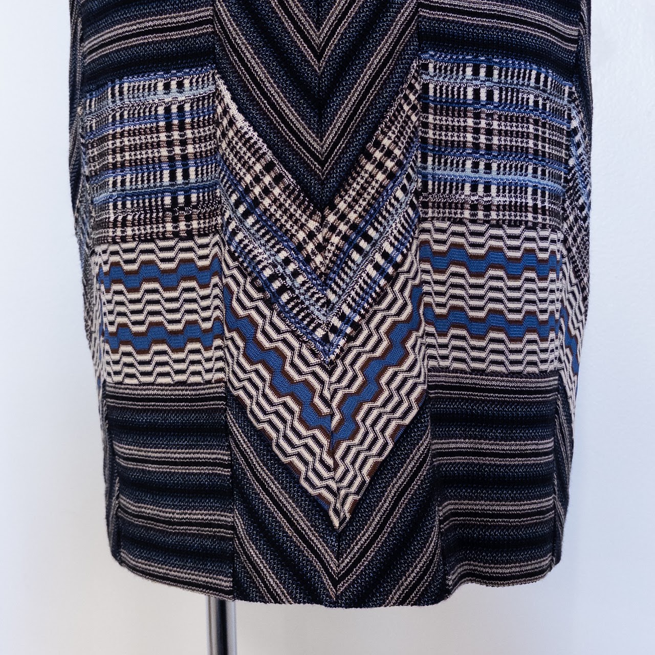 Missoni Knit Short-Sleeve Midi Dress