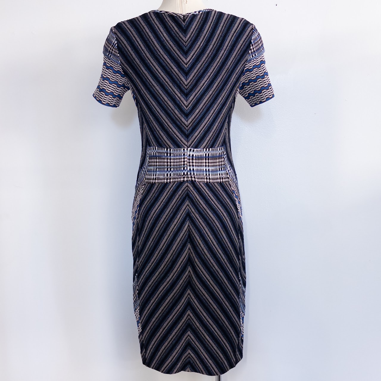 Missoni Knit Short-Sleeve Midi Dress