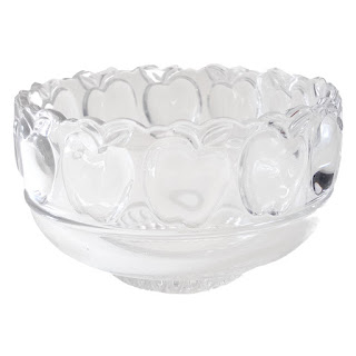 Tiffany & Co. Crystal Apple Rim Bowl