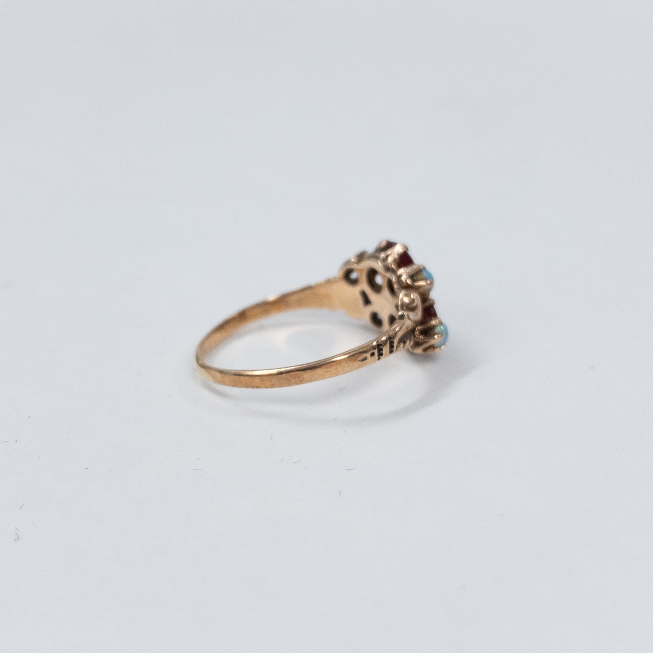 14K Gold Two Setting Ring