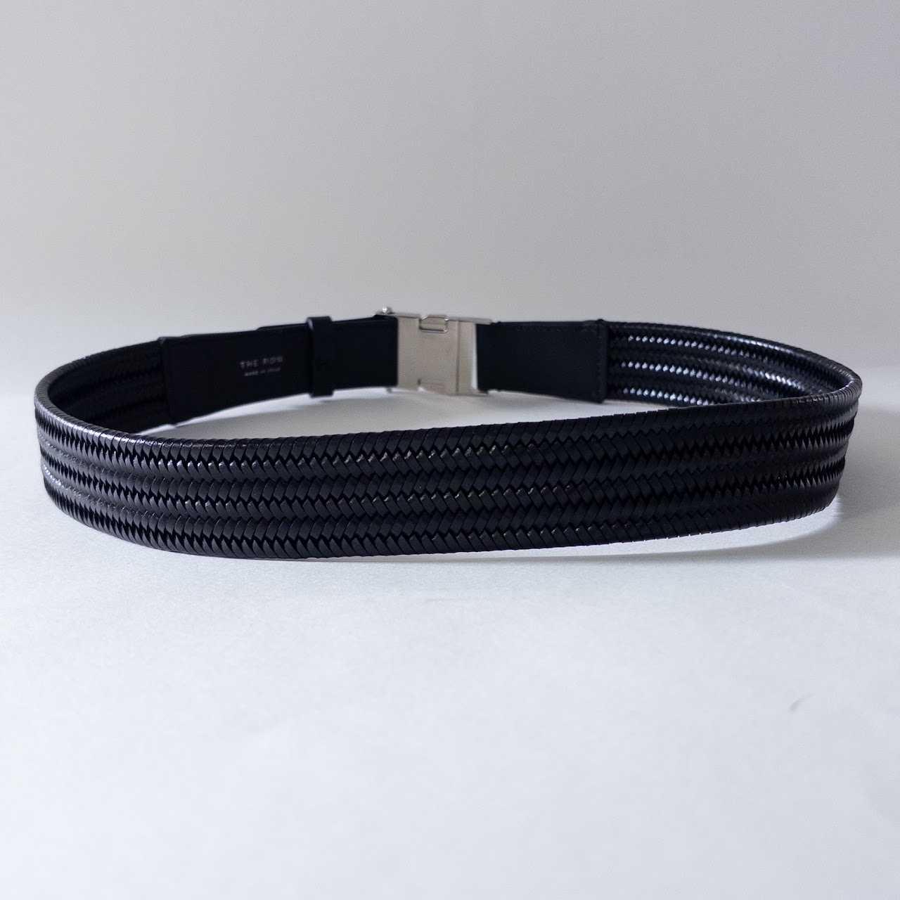 The Row Woven Leather Belt