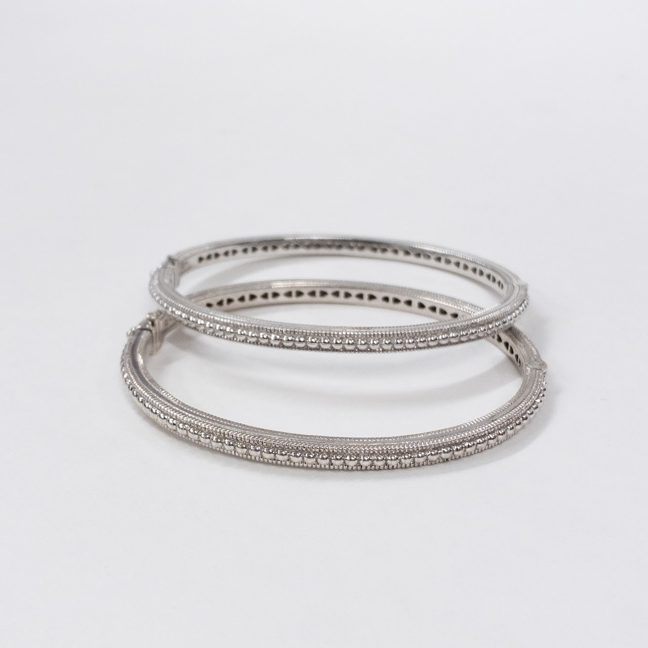 Sterling Silver Judith Ripka Split Bangle Duo