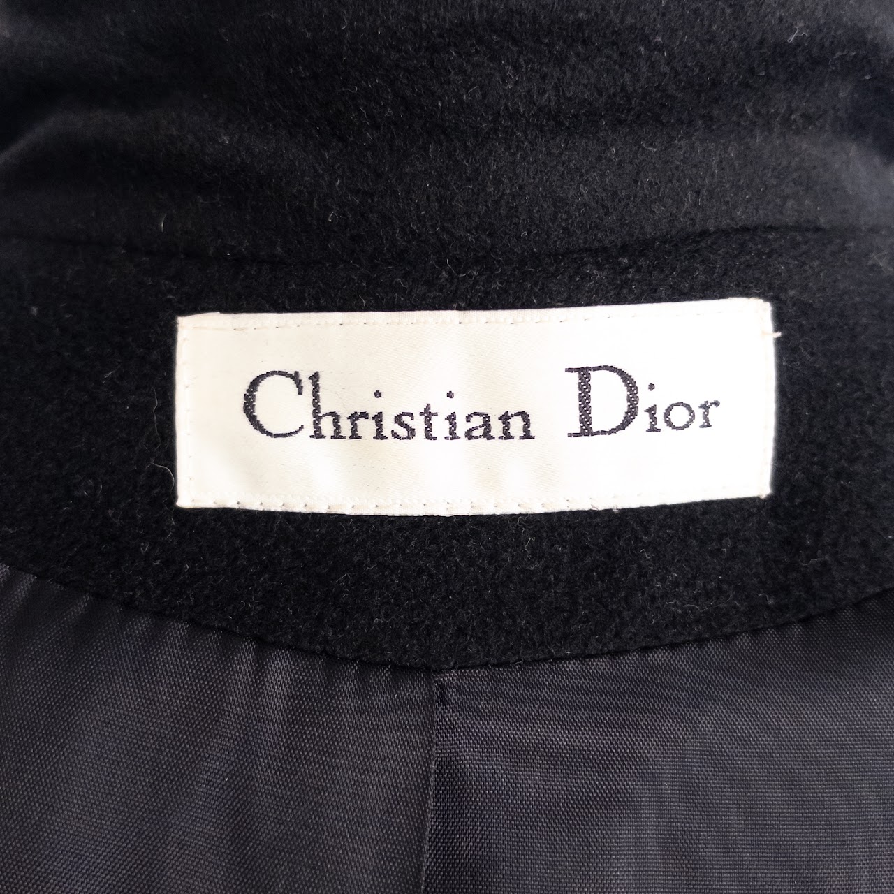 Christian Dior Loro Piana Cashmere Overcoat