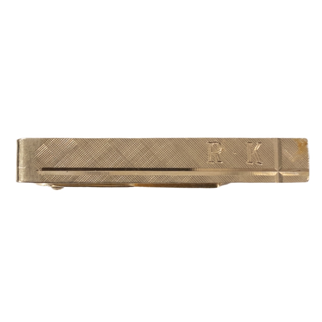 14K Gold Tie Clip