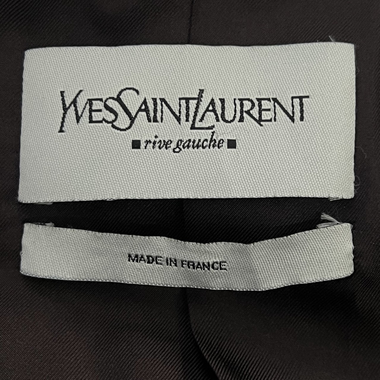 Yves Saint Laurent Rive Gauche Embroidered Mohair and Silk Blend Suit