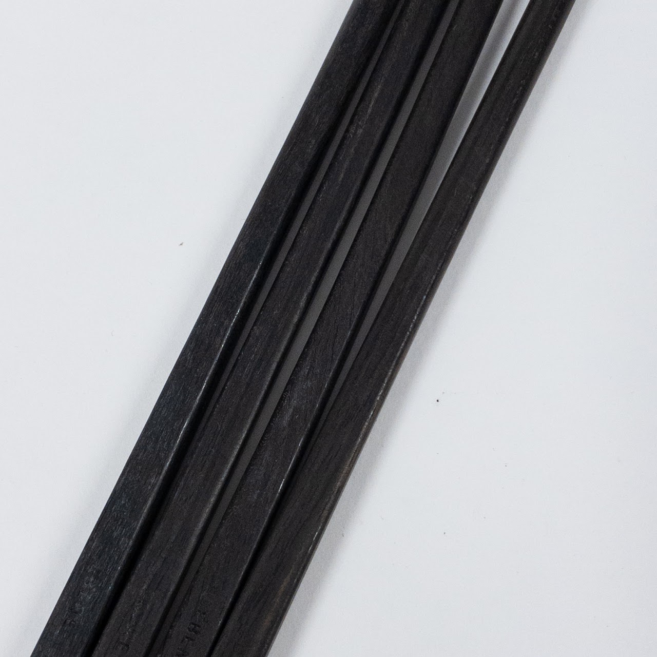 Christofle Wood and Silver Plate Chopstick Pair