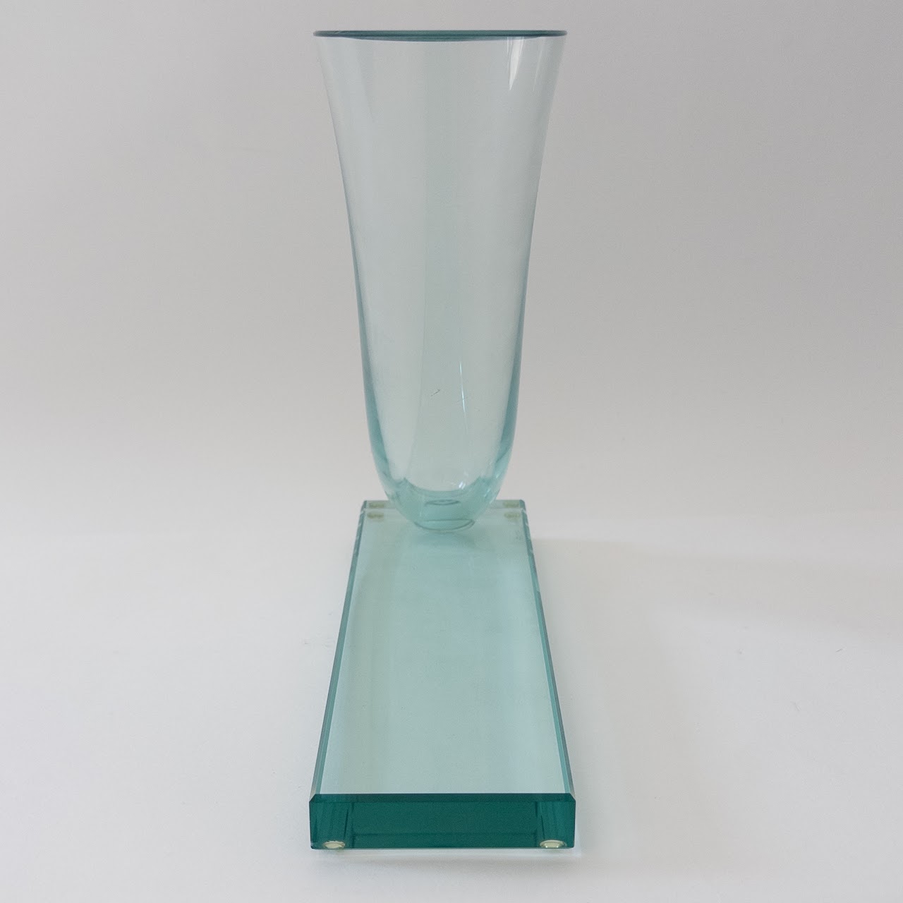 Stephen Schlanser Signed Art Glass Vase