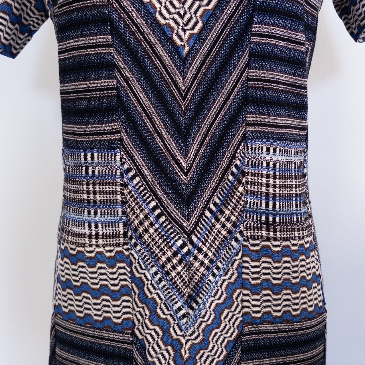 Missoni Knit Short-Sleeve Midi Dress