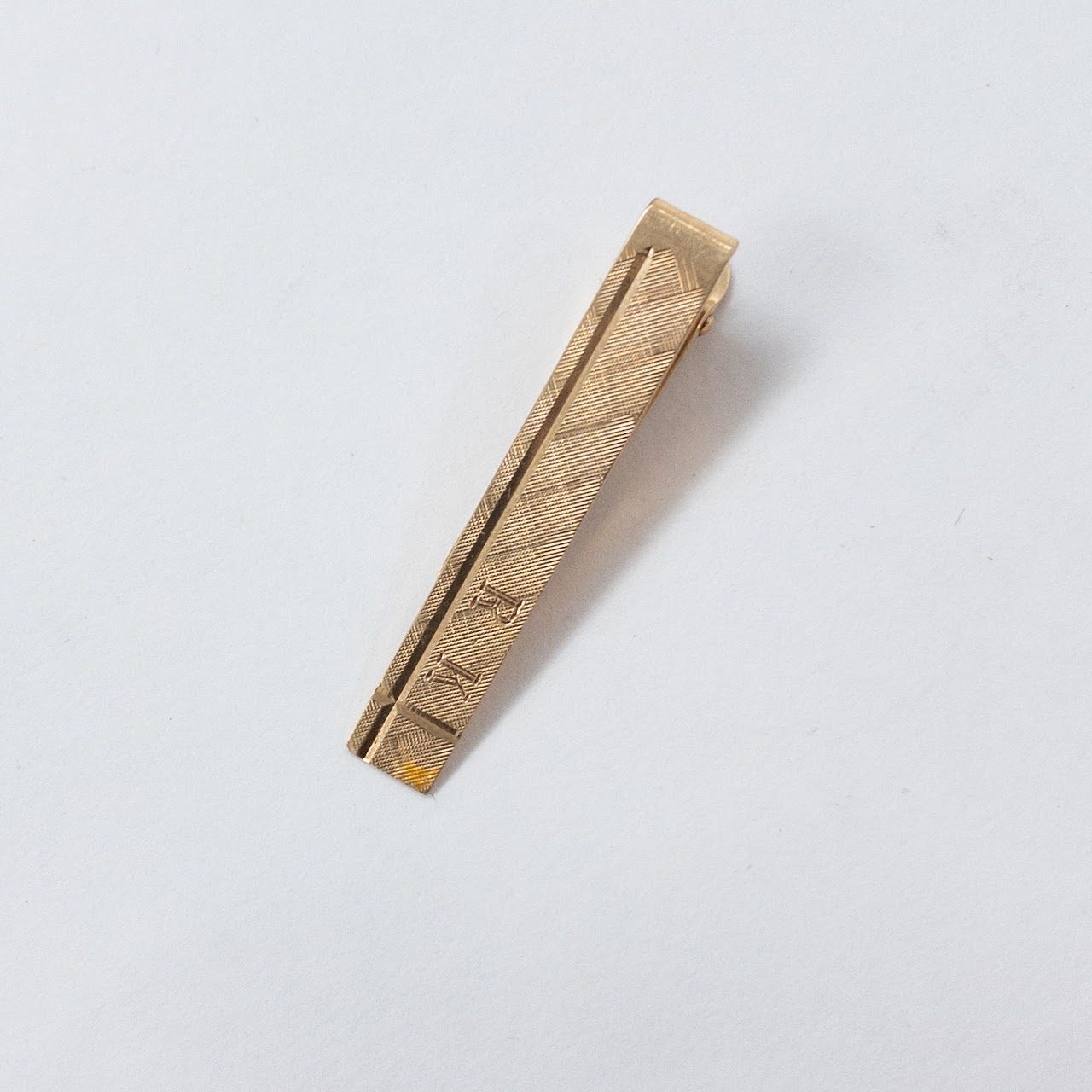 14K Gold Tie Clip