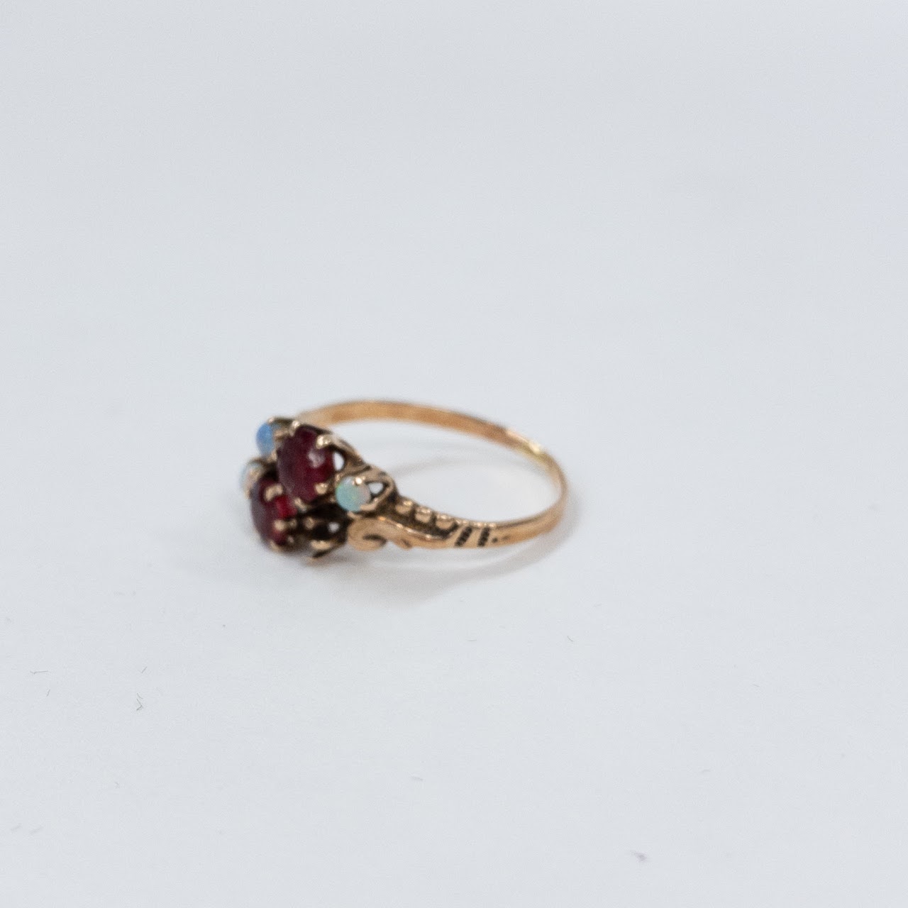 14K Gold Two Setting Ring