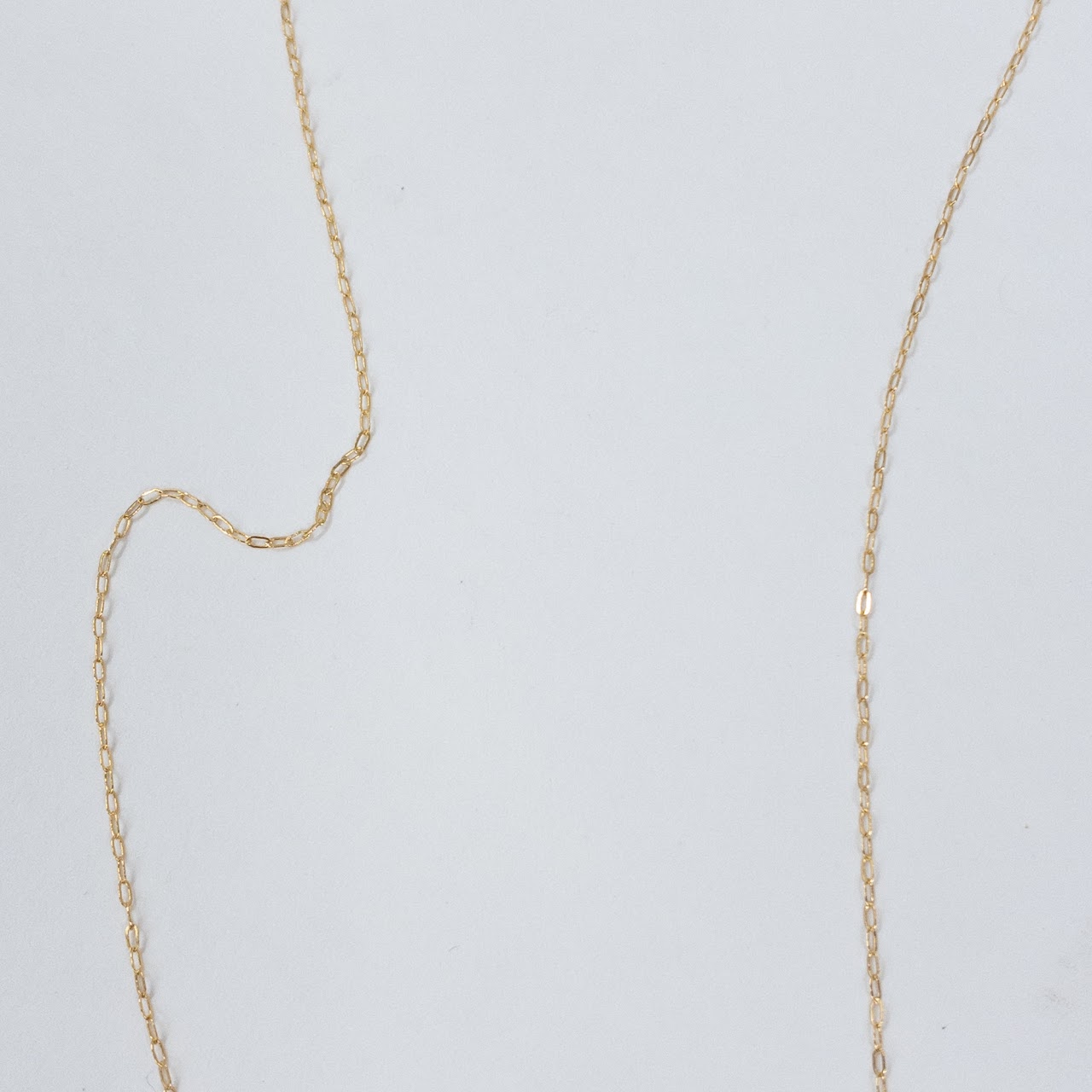 14K Gold Necklace with Three Ball Pendants