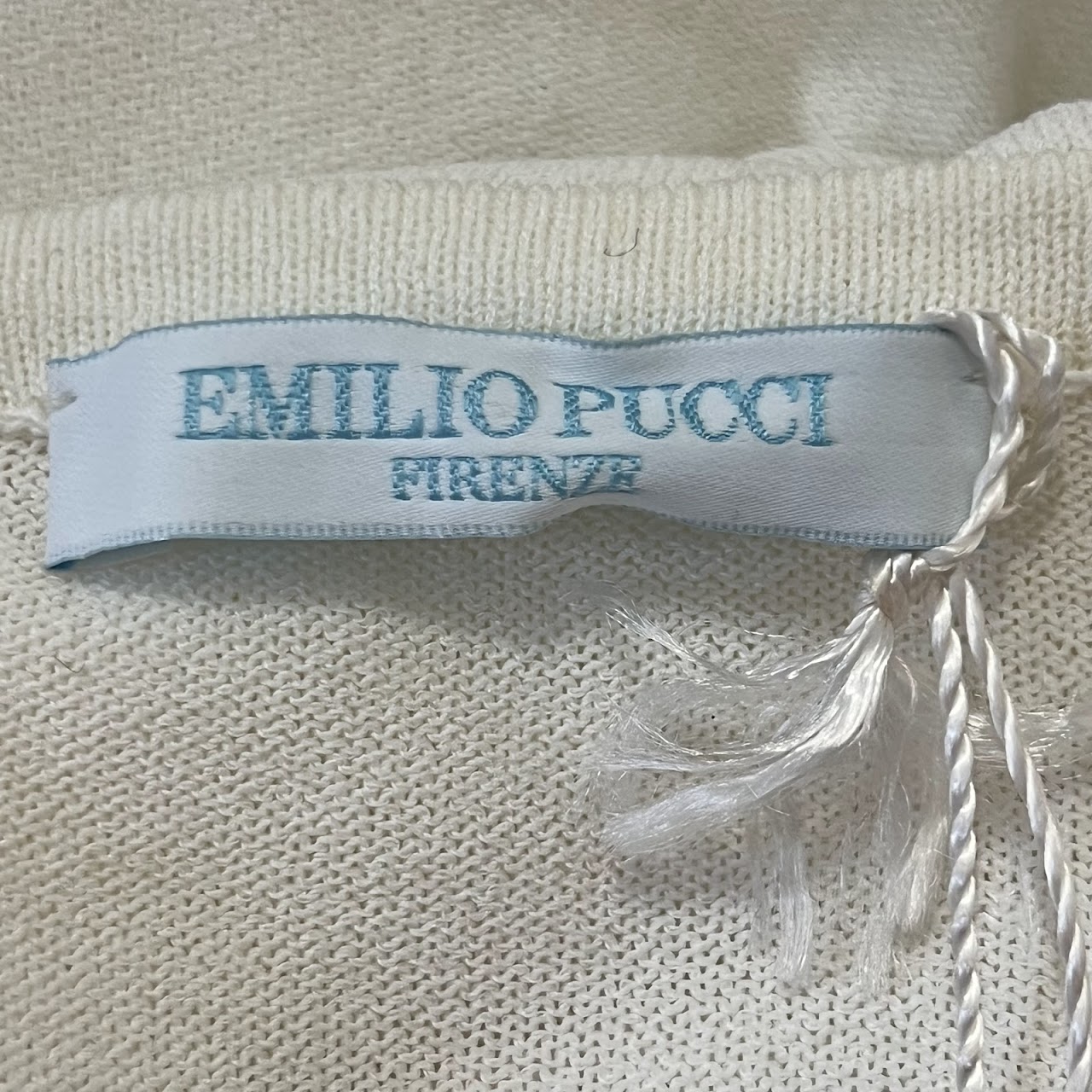 Emilio Pucci Silk Panel Button Front Blouse