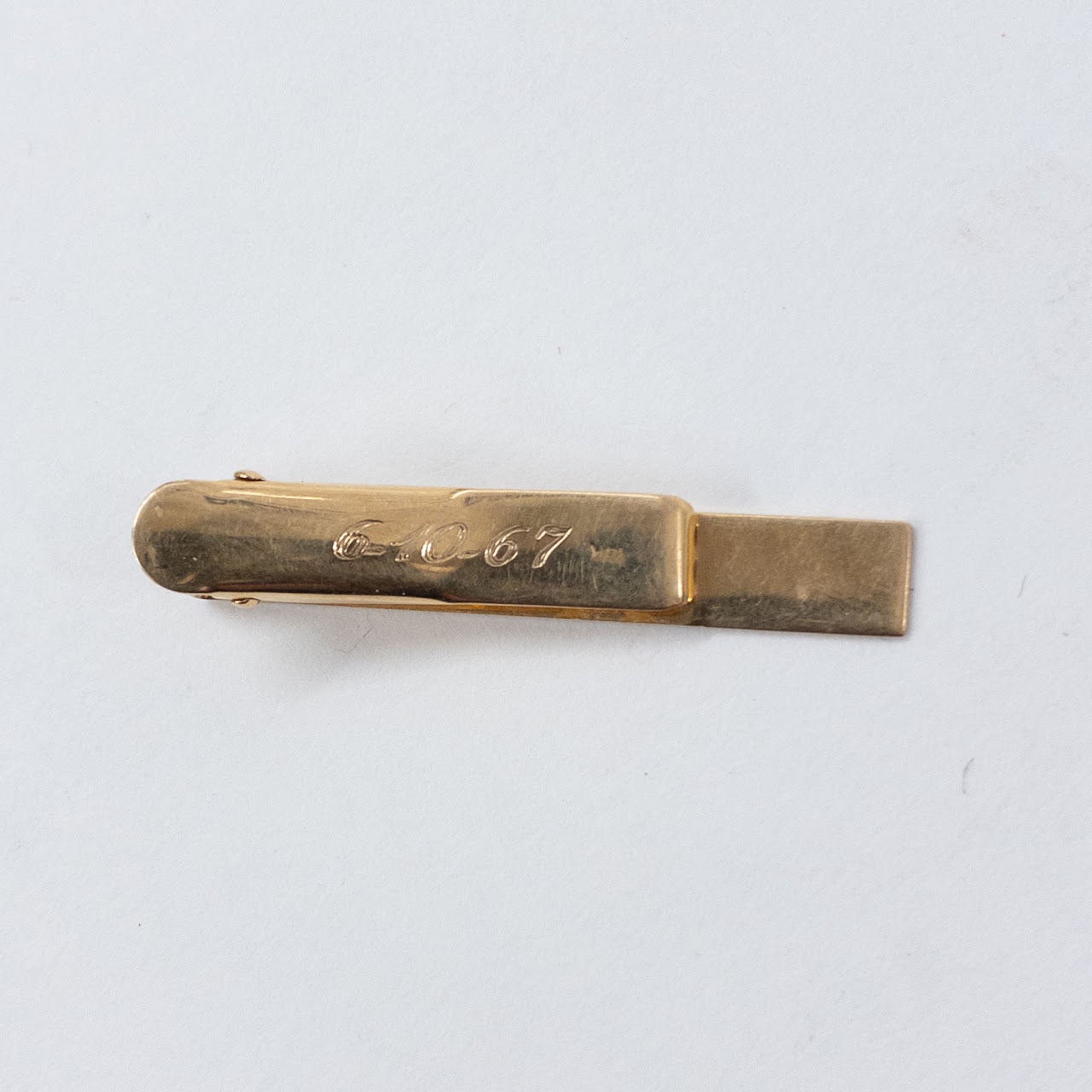 14K Gold Tie Clip