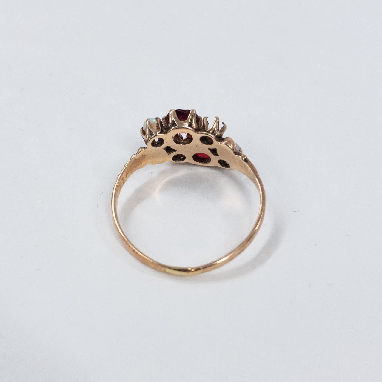 14K Gold Two Setting Ring