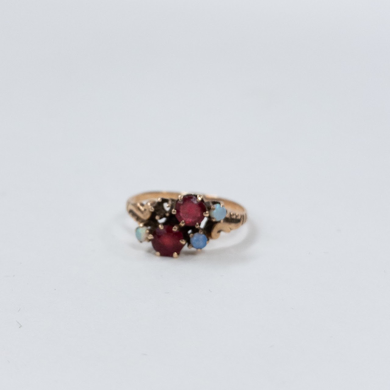 14K Gold Two Setting Ring