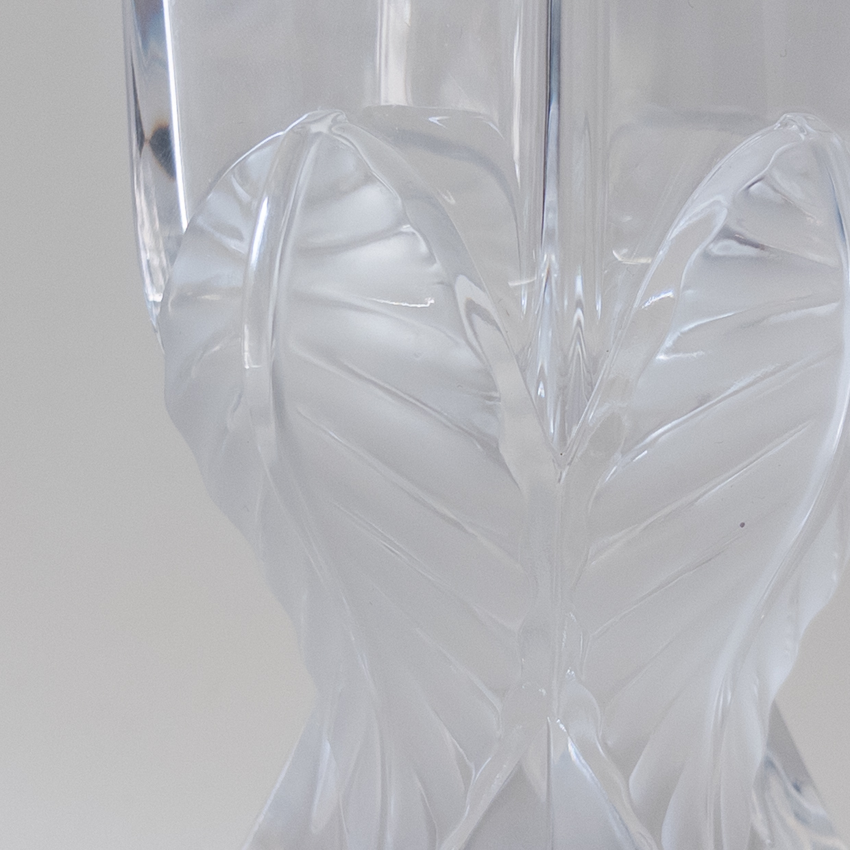 Lalique Broceliande Crystal Vase