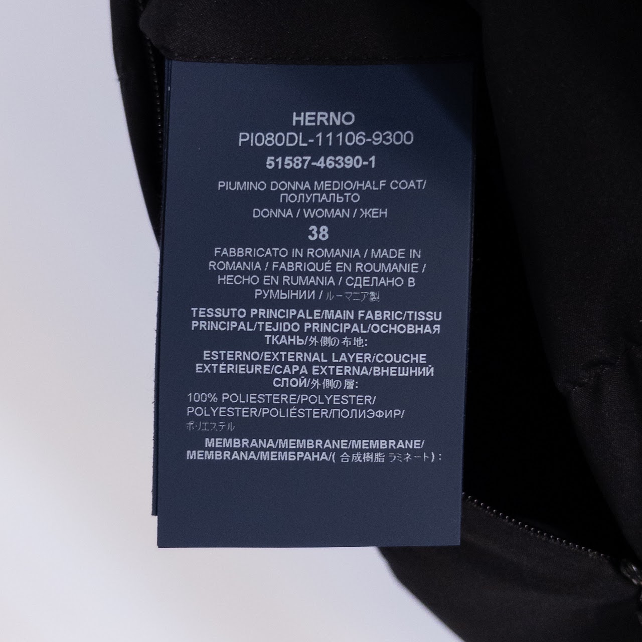 Herno Laminar Gore-Tex Windstopper Down Coat